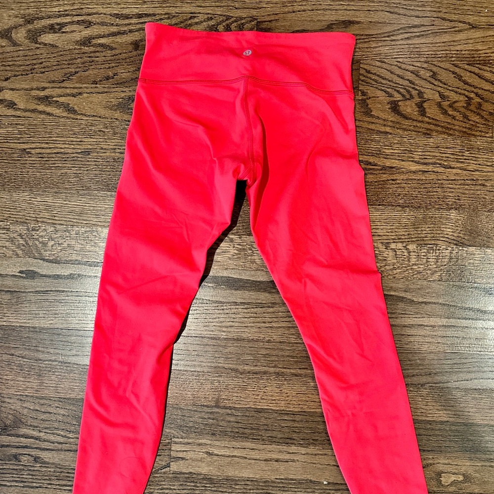 Red Kids Leggings